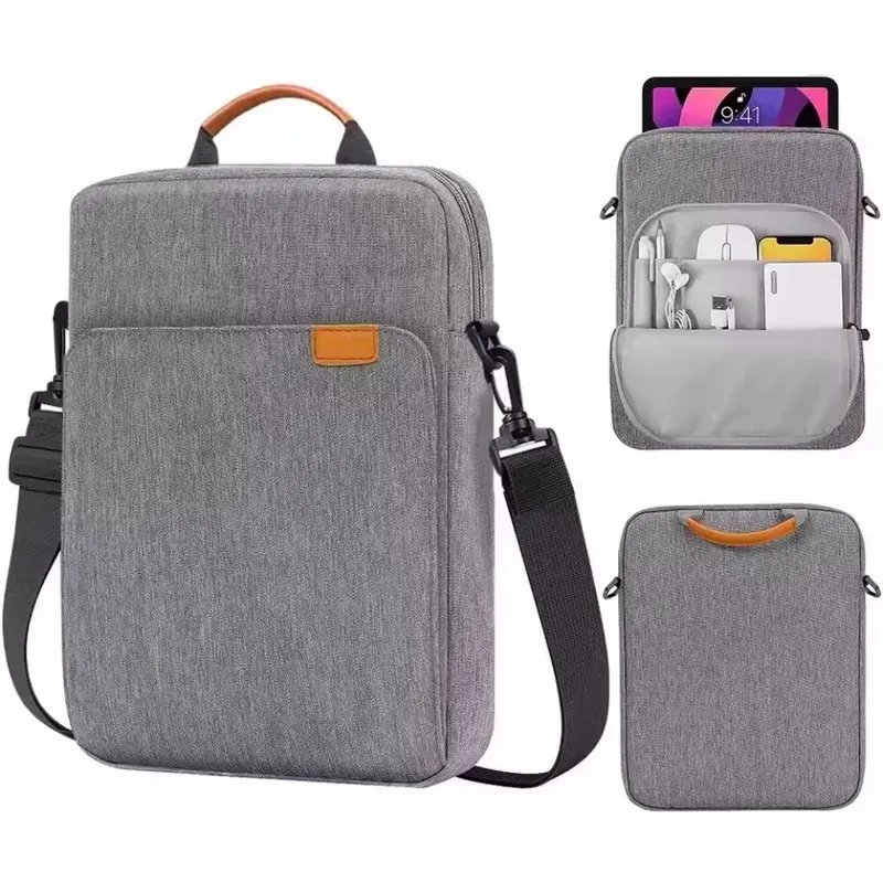 Laptop-Handtaschenhülle für MacBook Air & Pro 11 12 13 Zoll, wasserdichte Notebook-Tasche für 9 bis 13 Zoll Tablet mit mehreren Taschen