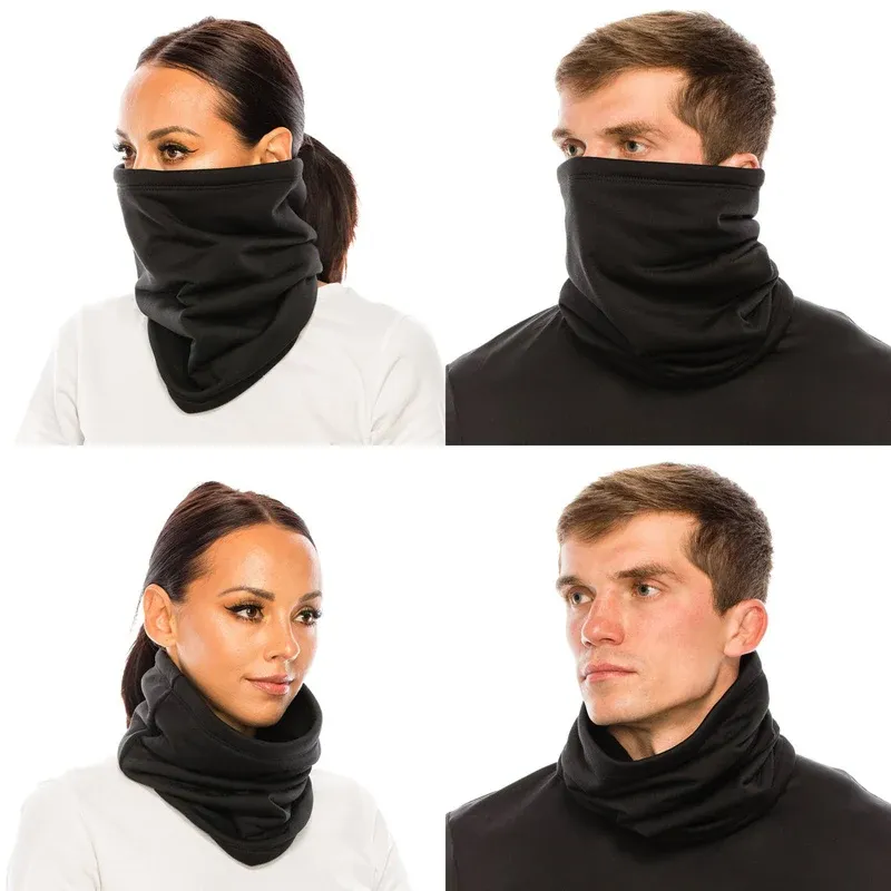 Polar Fleece Neck Tube Schal Winter Ohrwärmer Angeln Skating Laufen Sport Schal Verstellbarer Halskragen Halstuch Radfahren Er