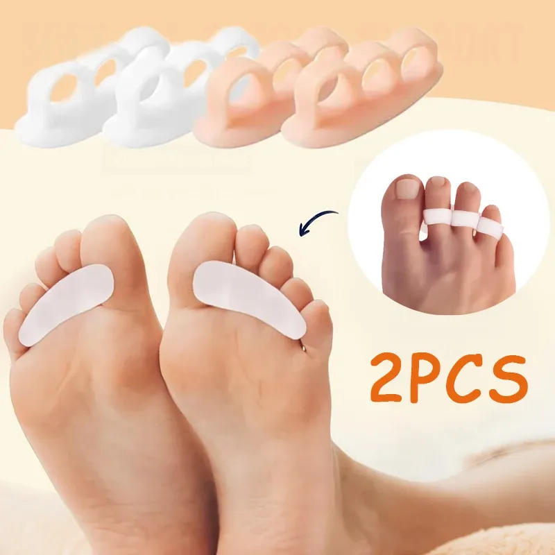 1 paar Silikon Gel Hammer Toe Haarglätter Corrector Für Gekräuselte Zehen Füße Fußpflege Teller Werkzeug