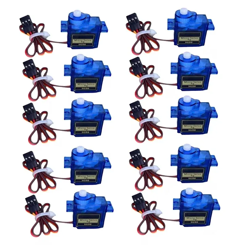 1-10Pcs SG90 9G Micro Servo Für RC Flugzeuge Starrflügel Flugzeug Modell Fernsteuerung Flugzeug Spielzeug Mini servo Motor 450 Hubschrauber