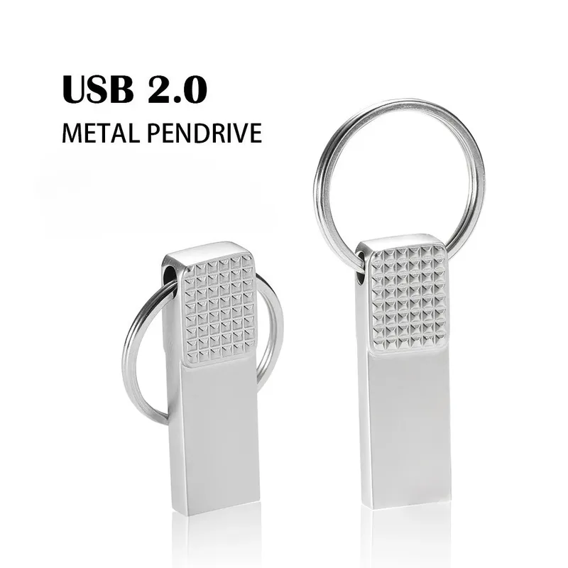 Business-Geschenk USB-Flash-Laufwerk 128 GB Fashion Memory Stick 64 GB Licht Pen Drive 32 GB Metall USB-Stick 16 GB Mini externer Speicher 8G