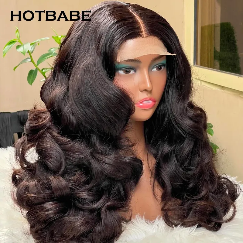 400 Dichte super doppelt gezeichnete leimlose Perücke menschliches Haar lose tief 13x6 hd Spitze Frontal Perücke volle Spitze vor gezupft Remy Haar
