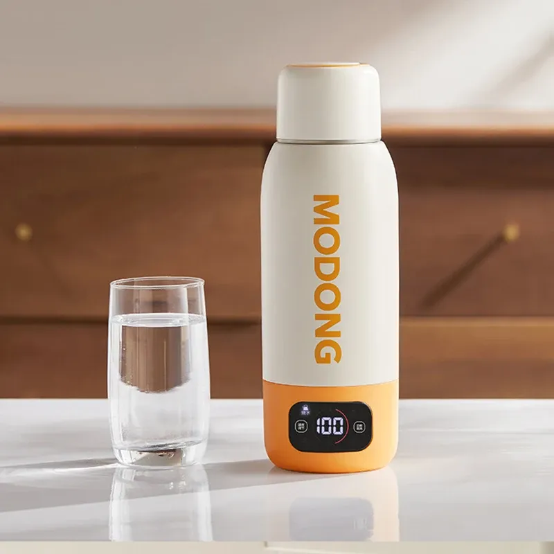 100-240V Wasserkocher 600ML Tragbare Heizung Tasse Multifunktions Gekochtes Wasser Topf Intelligente Teekanne Einstellbare Temperatur Wasserkocher