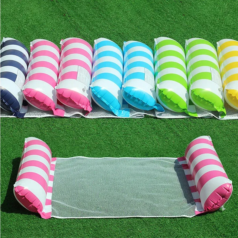 Pool-Hängematten-Schwimmer, 1 Packung 4-in-1 aufblasbare Wasser-Hängematten-Floaties (Sattel, Lounge-Sessel, Hängematte, Drifter), Pool Float Loun