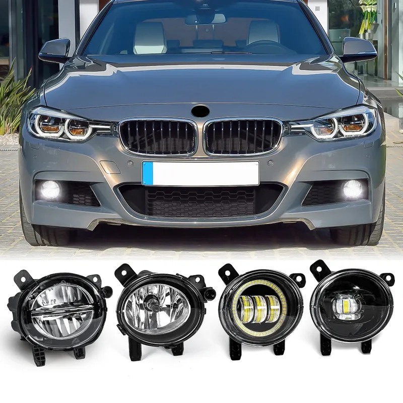 63177315559 63177315560   Für BMW F20 F21 F22 F23 F30 F31 F32 F34 GT F35 LCI Auto Nebel Lampe LED Front Stoßstange Fahren Lichter DRL 12V