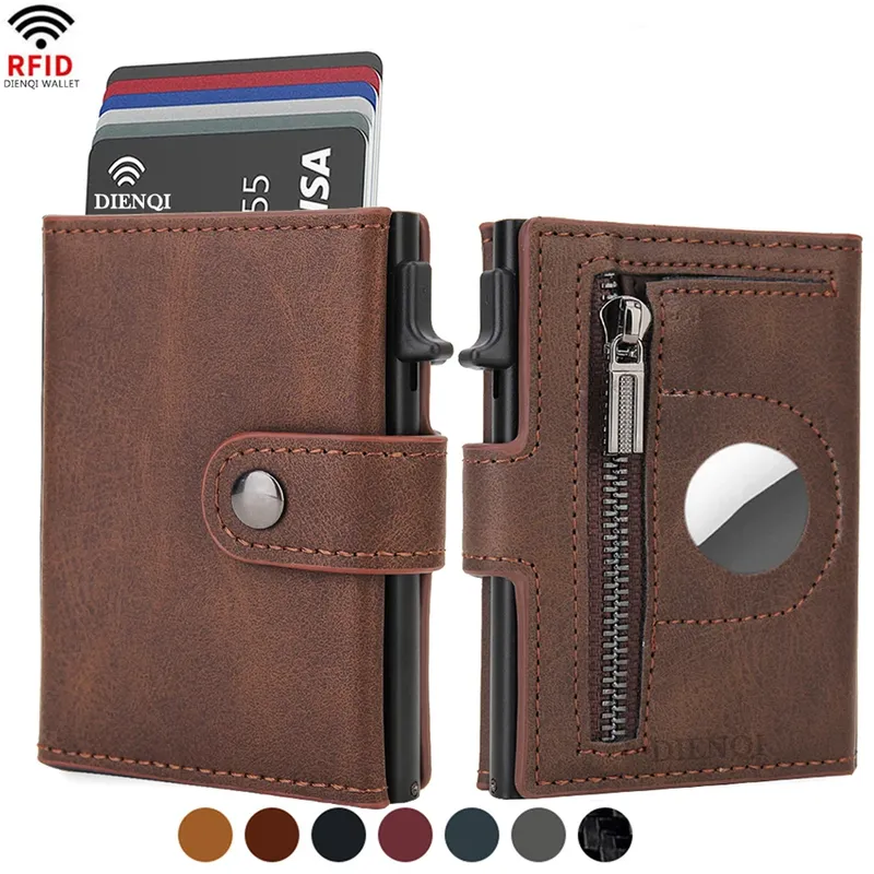 Anti-Diebstahl-Kreditkartenetui Airatg Herren-Geldbörse Bankkartenetui Rfid Minimalistische Geldbörsen für Airtag Air Tag Tracker Choice