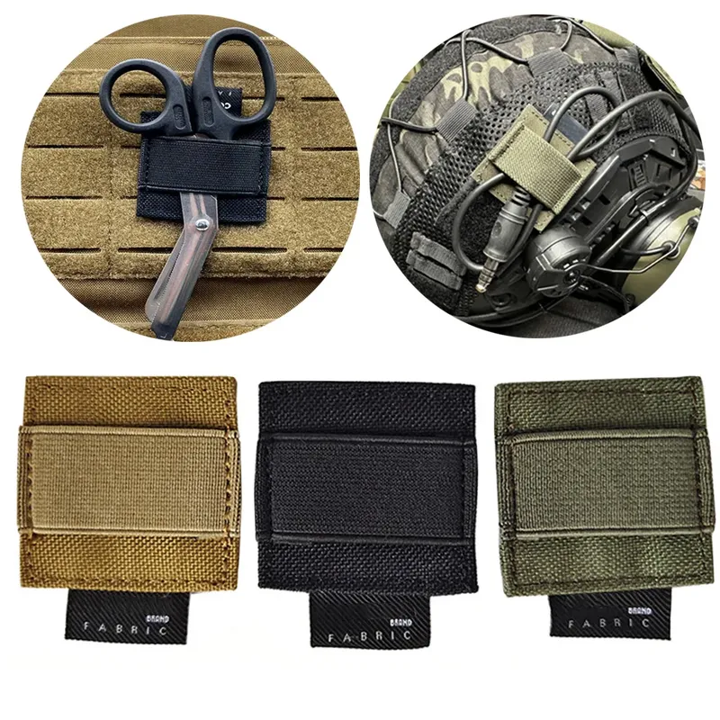 Taktische Kopfhörer Walkie Talkie Kabel Management Elastische Lagerung Organizer Halter Für FAST MICH Helm Headset Zubehör