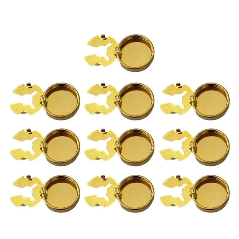 10 stücke Messing runde Manschette Knopf abdeckung Manschetten knöpfe für Hochzeit formelle Hemd Herren formale Knopf abdeckungen Nachahmung Manschetten knöpfe