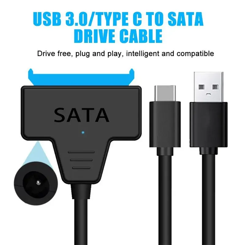 Neue USB 3,0 Sata 3 Kabel Sata zu USB 3,0 Adapter Unterstützung 3,5 Zoll externe Festplatte SSD Festplatte Sata III Kabel
