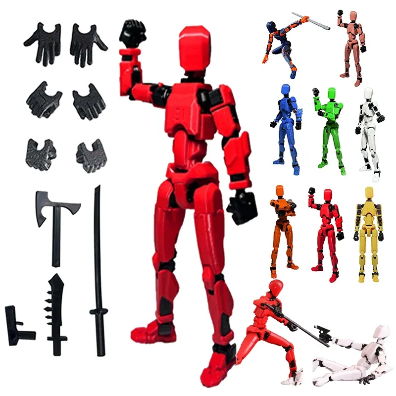 1PCS 13 Gelenke Figur Gelenk Bewegliche Dummy Puppe Diy Montage Spielzeug 3D Gedruckt Action Figure Stop Motion Animation Dummy