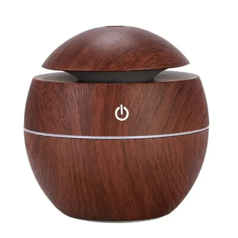 USB Ultraschall Kühlen Nebel Sprayer Ätherisches Öl Duft Mini Hause Holzmaserung Luftbefeuchter Elektrische Luft Aroma Diffusor Purifie