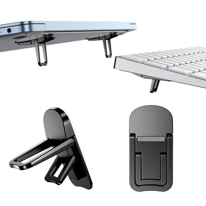 Tragbarer Laptop-Ständer mit 2 verstellbaren Winkeln, faltbare Halterung, unsichtbarer Laptop-Riser-Ständer für MacBook, Notebook-Halter, Beine