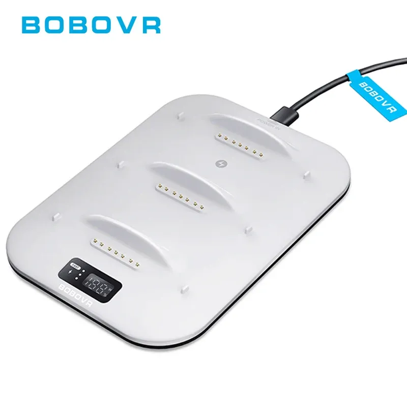 BOBOVR BD3 Ladestation für B100-Akku, Schnellladestation, 30 W Leistung, für Quest3 VR-Zubehör, 0–80 % in nur 1 Stunde