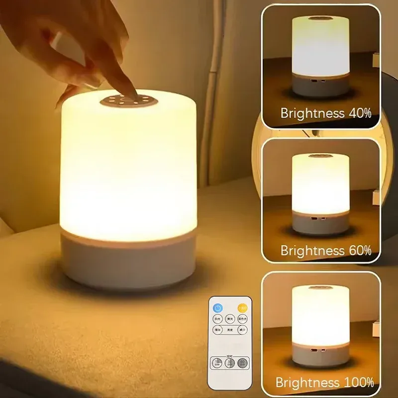 Nacht Led Nacht Lichter Dimmbare Lade Desktop Nacht Lampen Schlafzimmer Nacht Beleuchtung Dekoration Touch Lesen Led Tisch Lampen