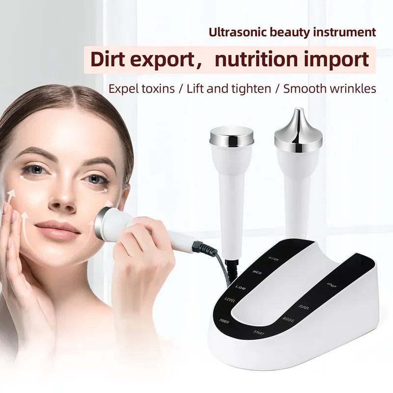 Ultraschall Hautpflege Schönheit Maschine Hochfrequenz Gesicht Auge Massagegerät Facelifting Gesichts Sauber SPA Ultraschall Schönheit Gerät