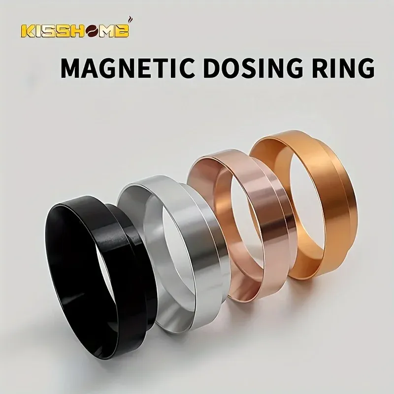 Kaffee Dosierung Ring Magnetische Trichter Für 51mm 54mm 58mm Siebträger Delonghi Breville Espresso Maschine Zubehör Barista werkzeuge