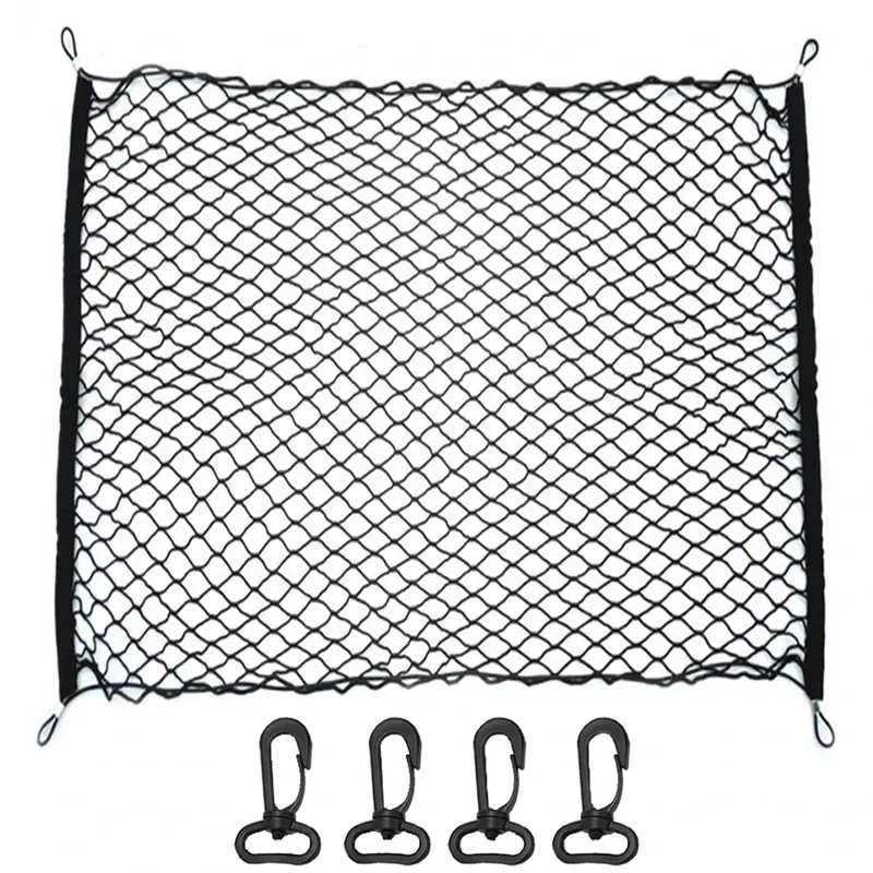 Universal Auto Stamm Net Elastische Gepäck Net Fracht Organizer Lagerung Nylon Mesh Netze Dehnbare Auto Innen Mesh Netzwerk Tasche