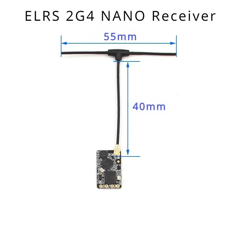 ELRS 2,4 GHz NANO ExpressLRS Long Range ELRS Empfänger BETAFPV NANO 2400RX Für RC FPV Long Range Racing Drone Quadcopter Flugzeug