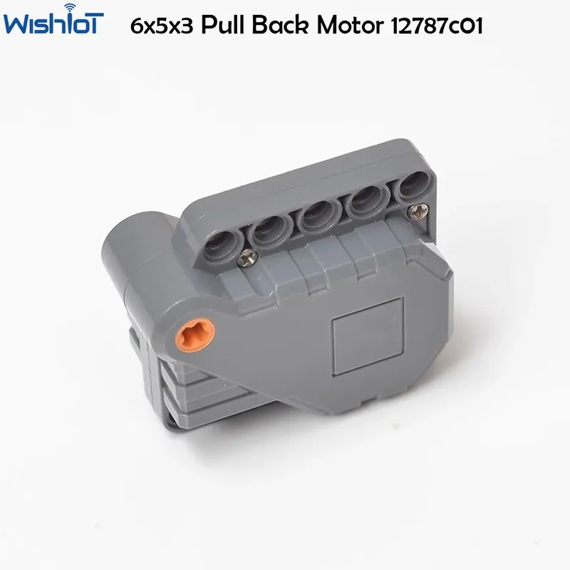 Technisches Teil c01 6x5x3 Rückzugs motor kompatibel mit Legoeds Baustein Moc Auto Fahrzeug Projekt Trägheit motor