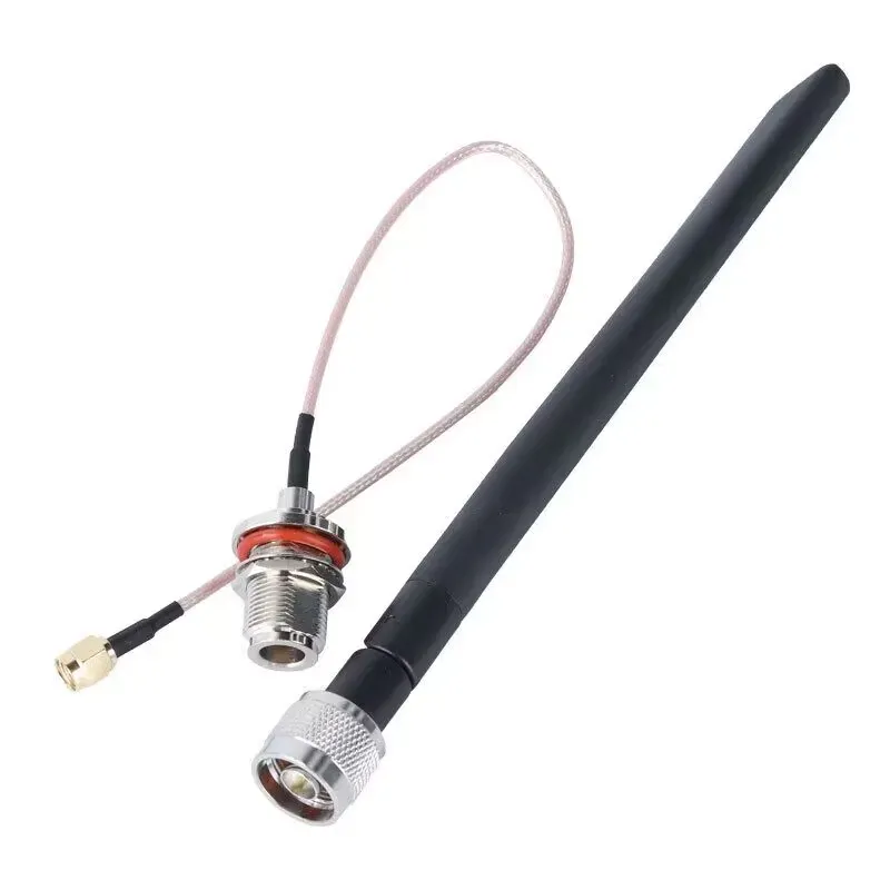 868 MHz 915 MHz LoRa Externe Gummistangenantenne Datenübertragungsantenne N-Stecker High Gain 5 dBi Signalverstärkung Enhancer