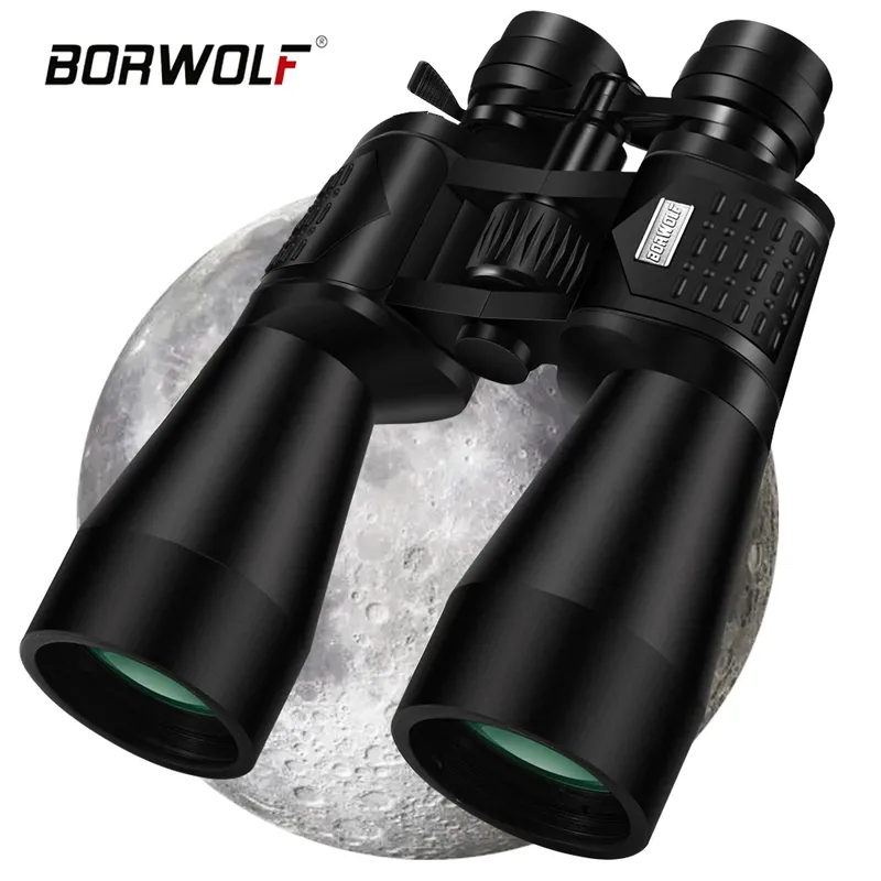 BORWOLF 15-450X60 Fernglas, Teleskop, HD-Licht, Nachtsicht, Bak4-Prisma, professioneller Zoom, leistungsstark für die Jagd, Vogelbeobachtung