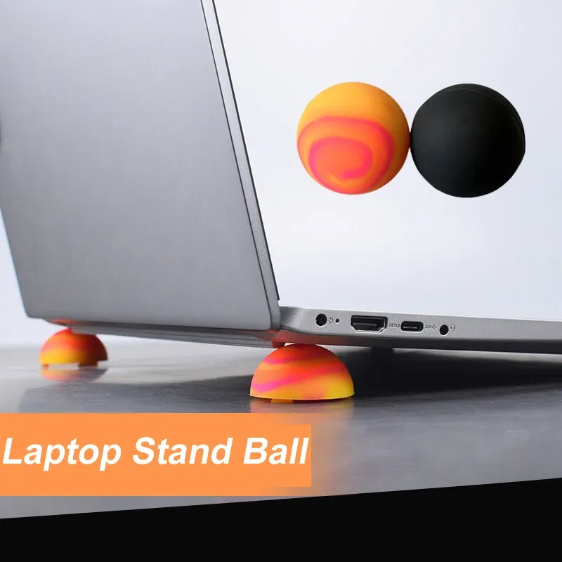 Laptop Silikon Ständer Ball Rutschfeste Pad Füße Wärmeableitung Höhe Erhöhte Halterung Notebook Tragbare Ständer