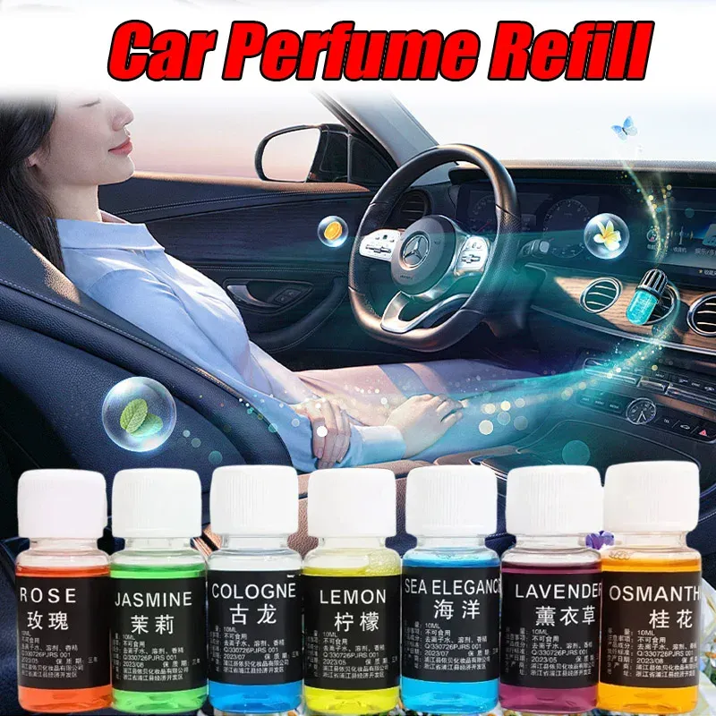 Auto-Parfüm-Nachfüllung, flüssiges ätherisches Öl, Lufterfrischer, Nachschub für Auto, natürlicher Pflanzen-Aroma-Diffusor, Duft-Luftbefeuchter