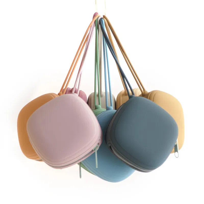 Baby Schnuller Halter Zipper Schnuller Box Baby Tragbare Schnuller Container Box Food Grade Nippel Fall Baby Pflege Zubehör
