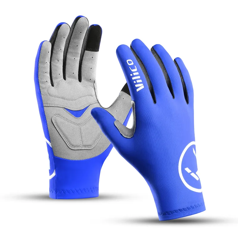 Vilico Professionelle Outdoor-Fahrradhandschuhe mit empfindlichem Touchscreen, Stoßdämpfung, rutschfest, verschleißfest
