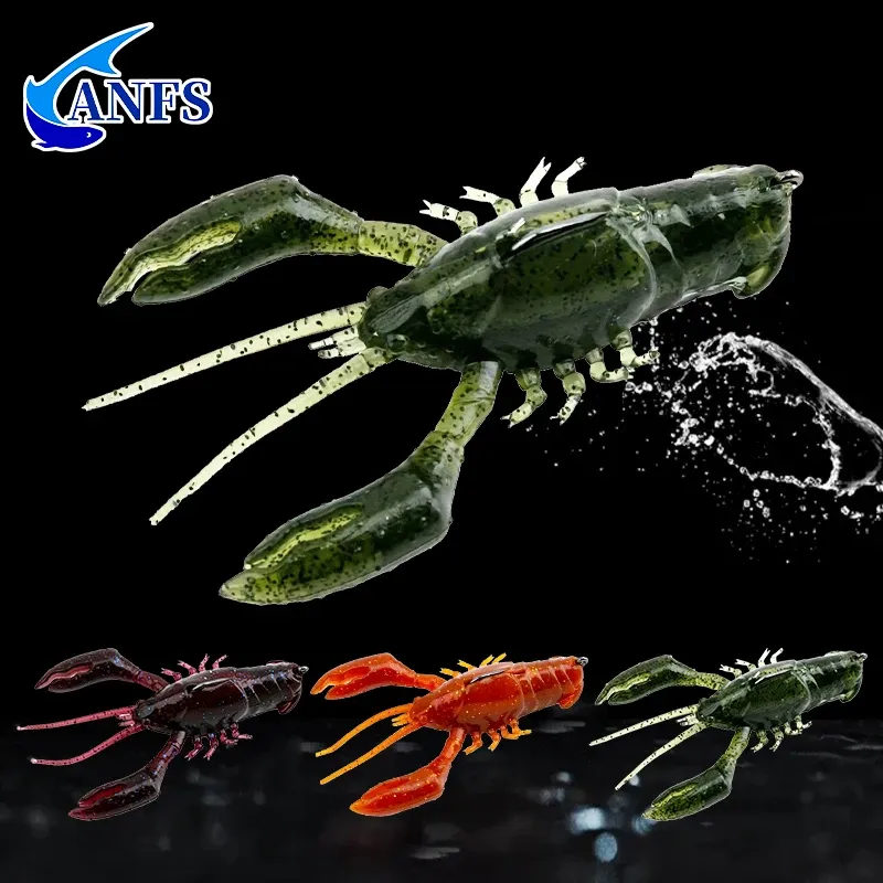 Anfs 1 Stück Craw Soft köder Cool Fishing lockt künstliche Köder Angel zubehör