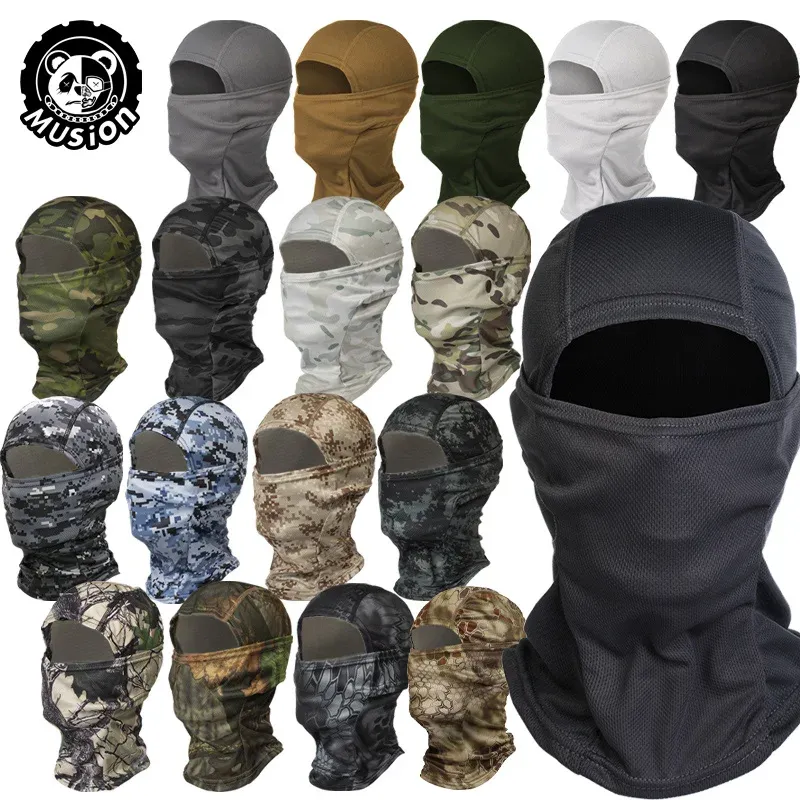 Musion Cycling Vollgesichtsmaske Sonnenschutz Fahrrad Sturmhaube Staubdicht Sarung Muka Rider Toping Muka Kopfbedeckung für Outdoor Rid