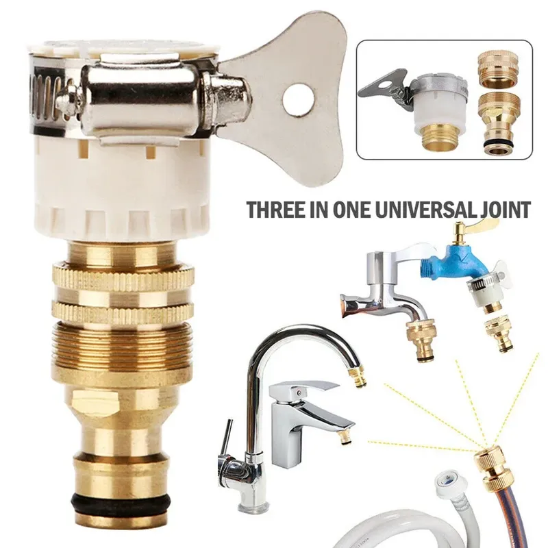 15-23mm Universal-Schlauchadapter, Wasserhahn-Verbinder, Gartenwasserschlauch-Anschluss, Wasserhahn-Adapter, Gartenbewässerungswerkzeuge
