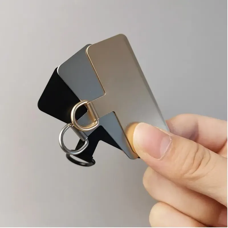 2 Stück Universal Phone XYun Lanyard Patch Metall Sicherheit Slim Phone Strap Zubehör