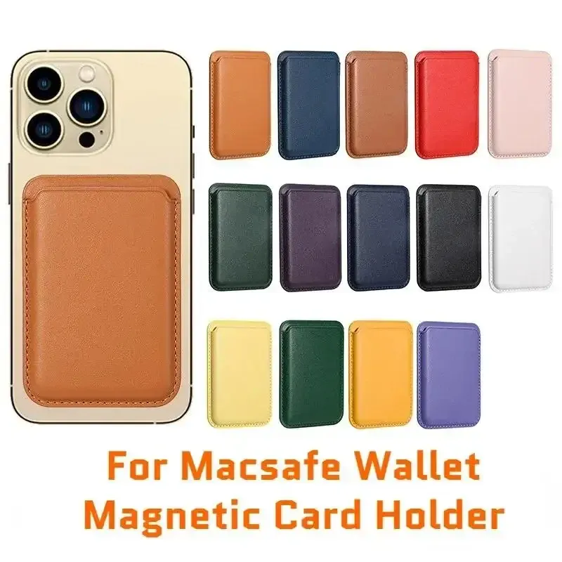 Offiziell mit Box, fein gewebte Karten-Brieftaschenhülle für iPhone 15 Pro Max 15 Plus, für Apple 14 13 12 Pro, starke magnetische Magsafe-Abdeckungen
