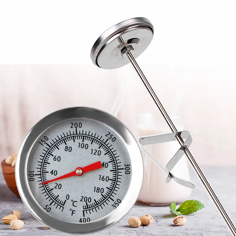 Edelstahl Sonden thermometer Küchengeräte Kochte mperatur messer 0 ~ 200 ℃ Milch Kaffee Lebensmittel Fleisch messer