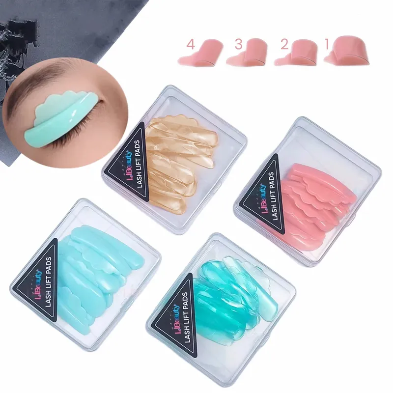 Libeauty V Curl Kleber Kostenlose Silikon Wimpern Dauerwelle Pads Super Klebrige Lash Lift Schild Heben 3D Wimpern Curler Zubehör Werkzeuge