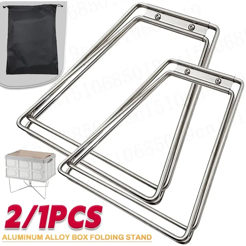 2/1PCS Camping Klapp Kühlbox Ständer Container Halter Regal Outdoor Camping Versorgung Halter Klapp Ständer Eis Box stehen