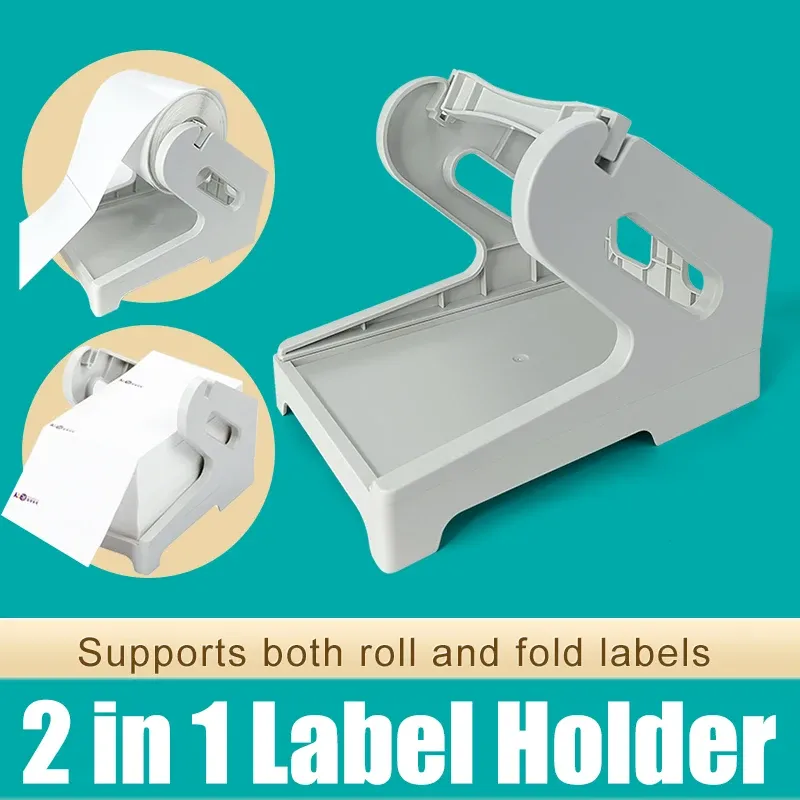Etiketten halter für 4x6 Versand etiketten Drucker rollen und Fanfold-Etiketten 2 in 1 funktionieren für Desktop-Etiketten aufkleber