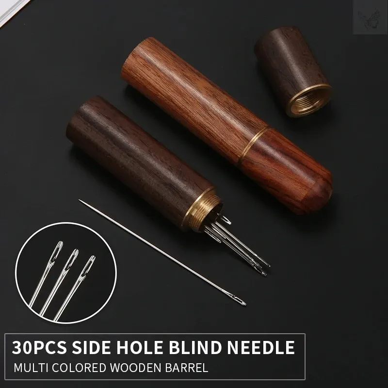 1/25/30 Stück Blindnähnadeln mit Seitenloch aus Edelstahl für Senioren, Handnähnadeln, DIY-Nähnadeln für Zuhause, selbstfädelnde Nadeln