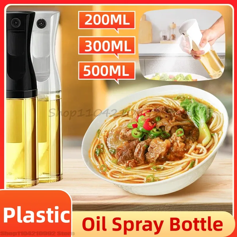 200/300/500 ml Öl Spray Kunststoff Haushalt Küche Öl Spray Flasche oder Öl Pinsel Vernebler Nebel Füllung kochen Dual-Use-Grill