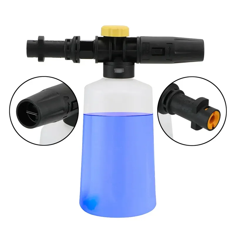 Auto-Seifenschaumgenerator für Karcher K2 K3 K4 K5 K6 K7 Hochdruckreiniger 750ML Schneeschaumlanze
