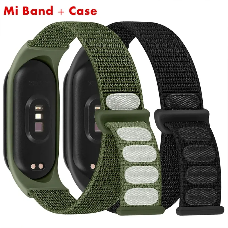 Nylonschlaufe Mi Band 4 5 6 Ersatzarmband Weiches verstellbares Armband Pulsera Correa für Xiaomi Mi Band 3 4 5 6 7 Armband