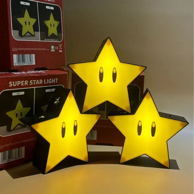 2026 Neue Super Star Light Cartoon-Figur LED Musik-Nachtlicht mit Sound USB-Aufladung Schreibtischlampe für Geschenke Weihnachtsspielzeug Großhandel