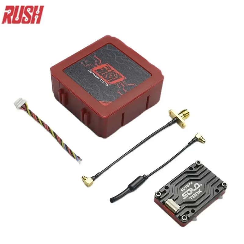 RUSHFPV RUSH TANK SOLO 5,8G VTX Video Sender CNC Shell 48CH 1,6 W High Power Gebaut-in Mikrofon für RC FPV Racing Drone