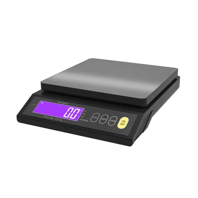 Digitale Waage, elektronische Küchenwaage, wasserdicht, LCD, für Zuhause, Lebensmittel, Snacks, 5 kg/0,1 g, 10 kg/1 g, Edelstahl, Mess- und Wiegegerät