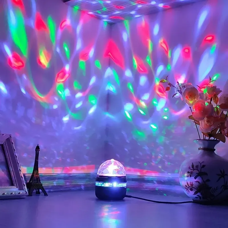 5V Sternenhimmel-Projektor Nachtlicht mit Farbwechsel für Weihnachtsdekoration, Gaming-Raum, USB-Ambiente für Schlafzimmer und Partys