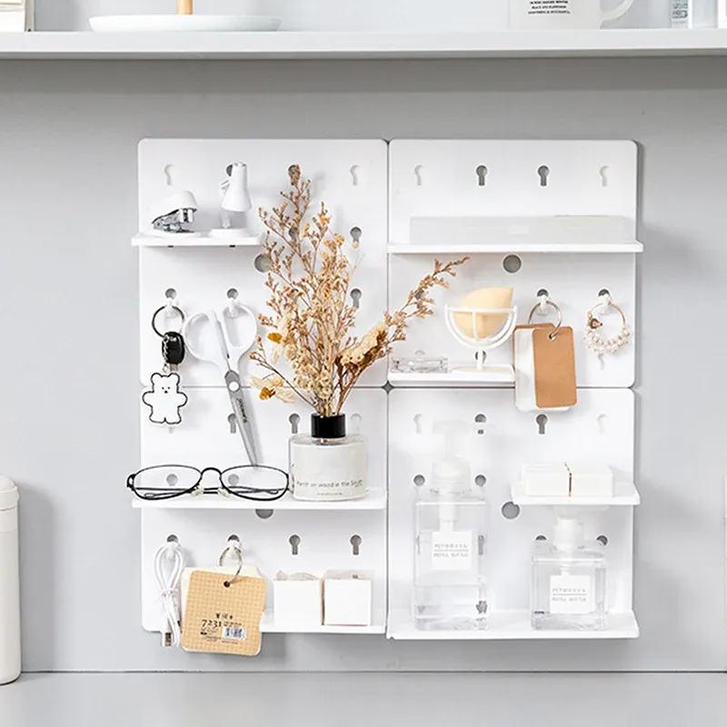 Stecktafel-Kombinationsset, Stecktafeln und Zubehör, modularer Aufhängung für Wand-Organizer, Bastelorganisation, Ornamente