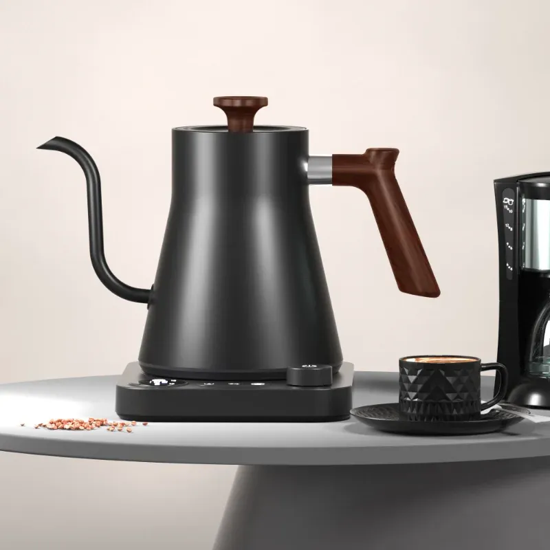 1200 Watt intelligenter elektrischer Wasserkocher mit konstanter Temperatur, Schwanenhals-Topf, Kaffeebrühtopf, geeignet zum Brauen von Milchpulver