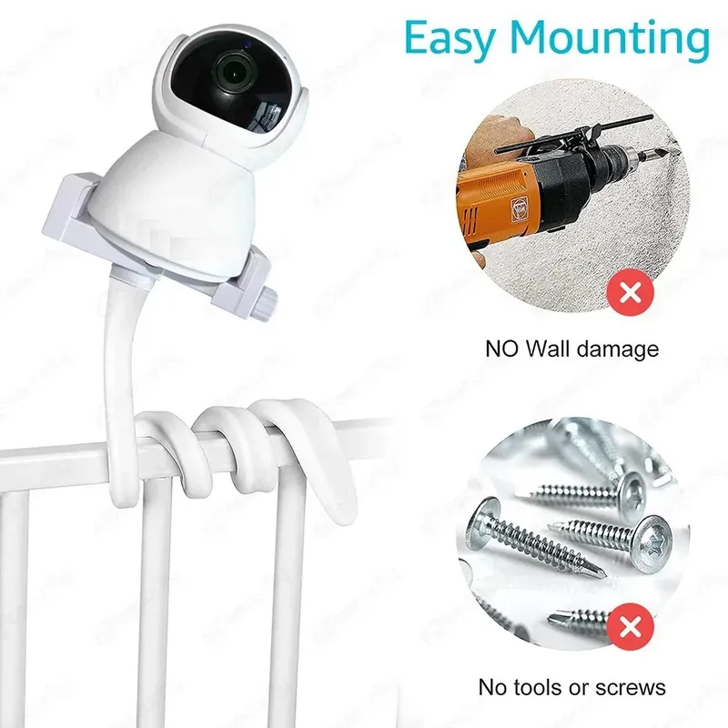 Universal Baby Monitor Bett Halterung Multifunktions Kamera Halter 1/4 Schraube Flexible Clip Schlauch Kamera Halterung Cam Einstellbare Lange Arm
