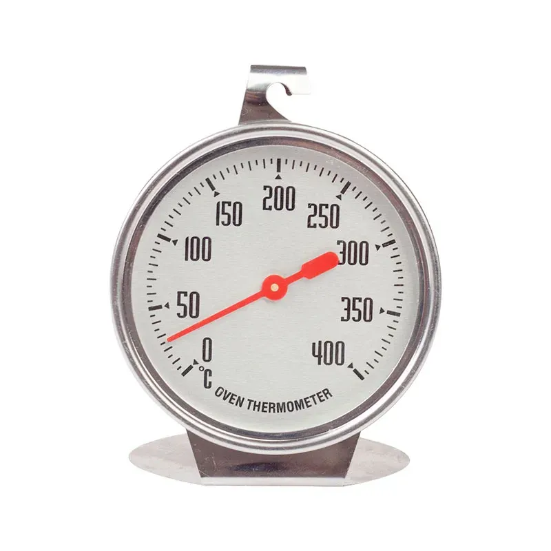 0-400 Celsius Neues Edelstahl-Ofenthermometer zum Aufhängen oder Ständer, großes Zifferblatt, Backen, Grillen, Kochen, Fleisch, Lebensmittel, Temperaturmessung